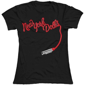 New York Dolls - Lipstick Logo Lady Bl    in der Gruppe MERCH / T-Shirt / Rockoff_Nya April24 bei Bengans Skivbutik AB (5535367r)