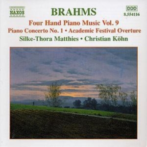 Brahms Johannes - Four Hand Piano Music 9 in der Gruppe Externt_Lager / Naxoslager bei Bengans Skivbutik AB (553547)