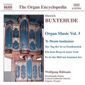 Buxtehude Dietrich - Organ Music Vol 3 in der Gruppe Externt_Lager / Naxoslager bei Bengans Skivbutik AB (553551)