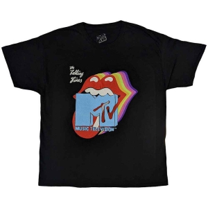 Mtv - Rolling Stones Rainbow Shadow Tongue Uni in der Gruppe MERCH / T-Shirt / Rockoff_Nya April24 bei Bengans Skivbutik AB (5535625r)