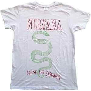 Nirvana - Serve The Servants Uni Wht    in der Gruppe MERCHANDISE / T-shirt / Hårdrock bei Bengans Skivbutik AB (5535630r)