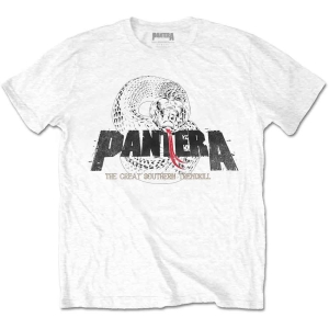 Pantera - Snake Logo Uni Wht    in der Gruppe MERCHANDISE / T-shirt / Hårdrock bei Bengans Skivbutik AB (5535661r)