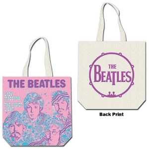 The Beatles - Lady Madonna Cotton Pink Tote B in der Gruppe MERCHANDISE / Merch / Pop-Rock bei Bengans Skivbutik AB (5535694)
