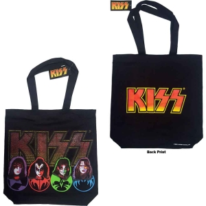 Kiss - Faces & Logo Cotton Tote B in der Gruppe MERCHANDISE / Merch / Hårdrock bei Bengans Skivbutik AB (5535716)