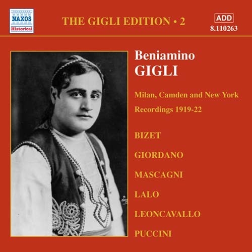 Various - Gigli Edition Vol 2 in der Gruppe CD / Klassiskt bei Bengans Skivbutik AB (553572)