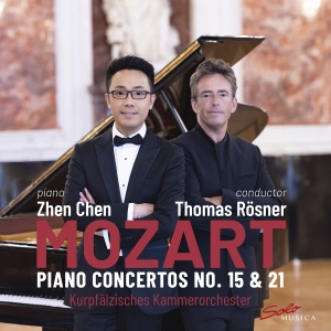 Zhen Chen Kurpfalzisches Kammerorc - Mozart: Piano Concertos No. 15 & 21 in der Gruppe CD / Nyheter bei Bengans Skivbutik AB (5535732)