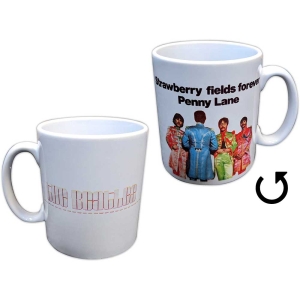The Beatles - Strawberry Fields/P.Lane Pepper Band Wht in der Gruppe MERCHANDISE / Merch / Pop-Rock bei Bengans Skivbutik AB (5535904)