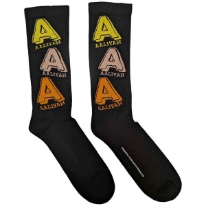 Aaliyah - Tricolor Logo Uni Bl Socks (Eu 40-45) in der Gruppe MERCHANDISE / Merch / RnB-Soul bei Bengans Skivbutik AB (5536095)
