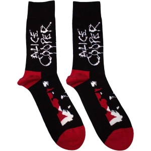 Alice Cooper - Face Uni Bl Socks (Eu 40-45) in der Gruppe MERCHANDISE / Merch / Hårdrock bei Bengans Skivbutik AB (5536097)