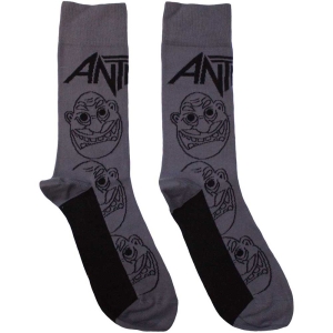Anthrax - Faces Mono Uni Char Socks (Eu 40-45) in der Gruppe MERCHANDISE / Merch / Hårdrock bei Bengans Skivbutik AB (5536100)