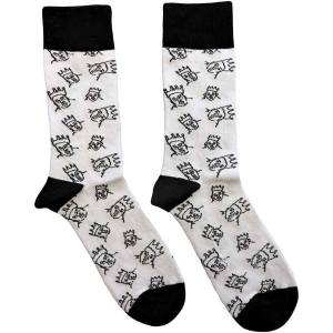 Biggie Smalls - Hand-Drawn Uni Wht Socks (Eu 40-45) in der Gruppe MERCHANDISE / Merch / Hip Hop-Rap bei Bengans Skivbutik AB (5536105)