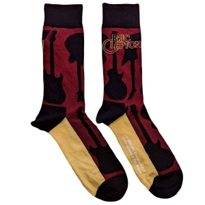 Eric Clapton - Guitars Uni Red Socks (Eu 40-45) in der Gruppe MERCHANDISE / Merch / Blues bei Bengans Skivbutik AB (5536114)
