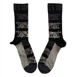 Guns N Roses - Monochrome Pistols Bl Socks (Eu 40-45) in der Gruppe MERCHANDISE /  /  bei Bengans Skivbutik AB (5536118)