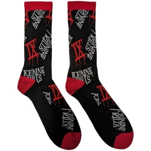 Ice Nine Kills - Logos Uni Bl Socks (Eu 40-45) in der Gruppe MERCHANDISE / Merch / Hårdrock bei Bengans Skivbutik AB (5536125)