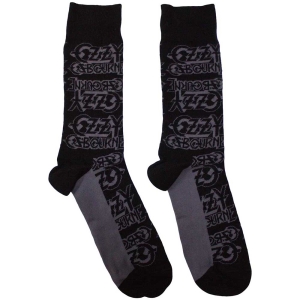 Ozzy Osbourne - Logo Repeat Uni Bl Socks (Eu 40-45) in der Gruppe MERCHANDISE / Merch / Hårdrock bei Bengans Skivbutik AB (5536167)