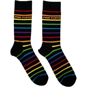 Pink Floyd - Wide Stripes Uni Bl Socks (Eu 39-45) in der Gruppe MERCHANDISE / Merch / Pop-Rock bei Bengans Skivbutik AB (5536175)