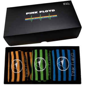 Pink Floyd - Mono Prism Uni 3-Pack Socks  (Eu 39-45) in der Gruppe MERCHANDISE / Merch / Pop-Rock bei Bengans Skivbutik AB (5536177)