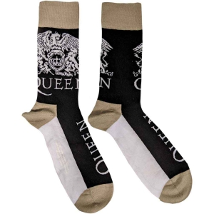 Queen - Crest & Logo Uni Bl Socks (Eu 40-45) in der Gruppe MERCHANDISE / Merch / Pop-Rock bei Bengans Skivbutik AB (5536181)