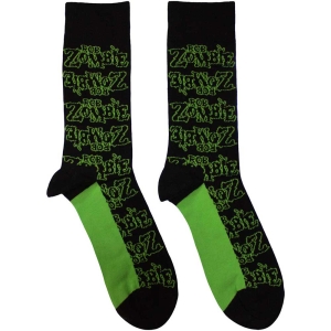 Rob Zombie - Logo Repeat Uni Bl Socks (Eu 40-45) in der Gruppe MERCHANDISE / Merch / Hårdrock bei Bengans Skivbutik AB (5536186)