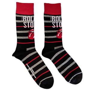 Rolling Stones - Logo & Tongue Uni Bl Socks (Eu 40-45) in der Gruppe MERCHANDISE / Merch / Pop-Rock bei Bengans Skivbutik AB (5536196)