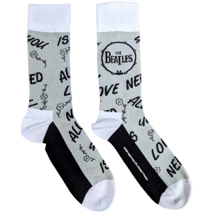 The Beatles - Aynil & Drum Uni Grey Socks (Eu 40-45) in der Gruppe MERCHANDISE / Merch / Pop-Rock bei Bengans Skivbutik AB (5536244)