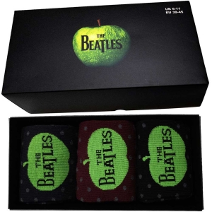 The Beatles - Apple & Spots Uni 3-Pack Socks (Eu 39-45 in der Gruppe MERCHANDISE / Merch / Pop-Rock bei Bengans Skivbutik AB (5536248)