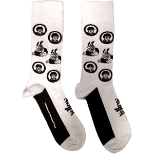 The Beatles - Band & Meanies  Wht Socks (Eu 40-45) in der Gruppe MERCHANDISE / Merch / Pop-Rock bei Bengans Skivbutik AB (5536249)