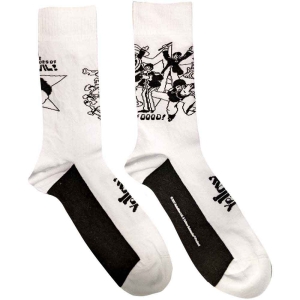 The Beatles - Good V Evil Uni Wht Socks (Eu 40-45) in der Gruppe MERCHANDISE / Merch / Pop-Rock bei Bengans Skivbutik AB (5536250)