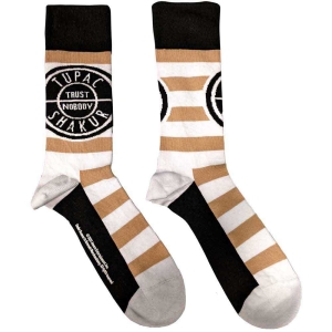 Tupac - Trust Nobody Uni Wht Socks (Eu 40-45) in der Gruppe MERCHANDISE / Merch / Hip Hop-Rap bei Bengans Skivbutik AB (5536258)
