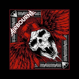 Airbourne - Red Skull Bandana in der Gruppe MERCHANDISE / Merch / Hårdrock bei Bengans Skivbutik AB (5536277)