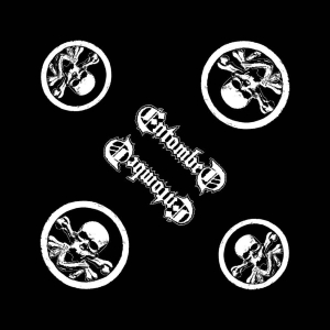 Entombed - Skull Logo Bandana in der Gruppe MERCHANDISE / Merch / Hårdrock bei Bengans Skivbutik AB (5536290)