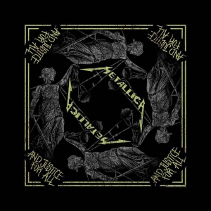 Metallica - And Justice For All Bandana in der Gruppe MERCHANDISE / Merch / Hårdrock bei Bengans Skivbutik AB (5536317)