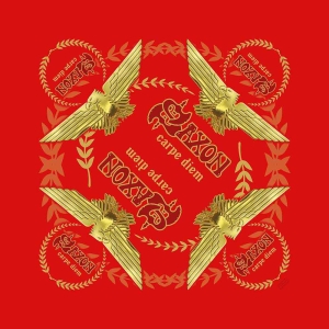 Saxon - Carpe Diem Bandana in der Gruppe MERCHANDISE / Merch / Hårdrock bei Bengans Skivbutik AB (5536336)