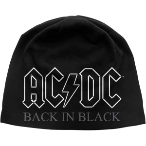 Ac/Dc - Back In Black Jd Print Beanie H in der Gruppe MERCH / Minsishops-merch / Ac/Dc bei Bengans Skivbutik AB (5536354)