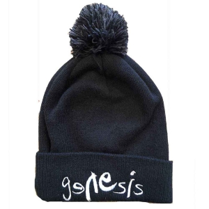 Genesis - Logo Bl Bobble Beanie H in der Gruppe MERCHANDISE / Merch / Pop-Rock bei Bengans Skivbutik AB (5536442)