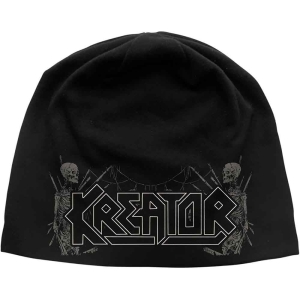 Kreator - Skull & Skeletons Jd Print Beanie H in der Gruppe MERCHANDISE / Merch / Hårdrock bei Bengans Skivbutik AB (5536467)
