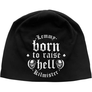 Lemmy - Born To Raise Hell Jd Print Beanie H in der Gruppe MERCHANDISE / Merch / Hårdrock bei Bengans Skivbutik AB (5536471)