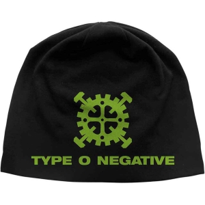Type O Negative - Gear Logo Jd Print Beanie H in der Gruppe MERCHANDISE / Merch / Hårdrock bei Bengans Skivbutik AB (5536556)