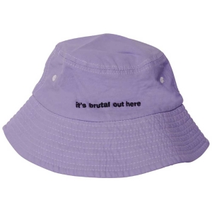Olivia Rodrigo - It's Brutal Out.. Purp Onesize Bucket Ha in der Gruppe MERCHANDISE / Merch / Pop-Rock bei Bengans Skivbutik AB (5536574)