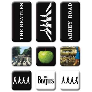 The Beatles - Abbey Road 9 Piece Set Magnet in der Gruppe MERCHANDISE / Merch / Pop-Rock bei Bengans Skivbutik AB (5536615)