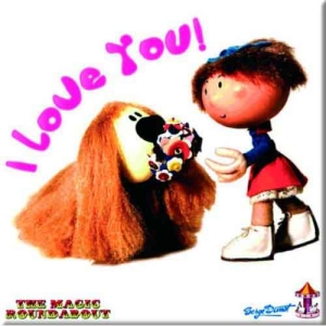 Magic Roundabout - Dougal & Florence Magnet in der Gruppe MERCHANDISE / Merch / Film-Musikal bei Bengans Skivbutik AB (5536668)