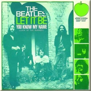 The Beatles - Let It Be/You Know My Name Magnet in der Gruppe MERCHANDISE / Merch / Pop-Rock bei Bengans Skivbutik AB (5536704)