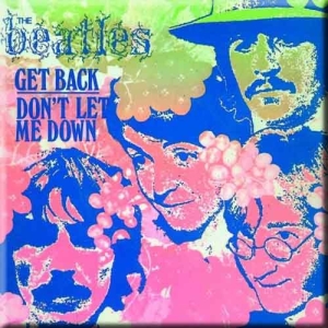 The Beatles - Get Back/Dont Let Me Down Psych Magn in der Gruppe MERCHANDISE / Merch / Pop-Rock bei Bengans Skivbutik AB (5536709)