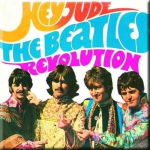 The Beatles - Hey Jude/Revolution Magnet in der Gruppe MERCHANDISE / Merch / Pop-Rock bei Bengans Skivbutik AB (5536710)