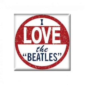 The Beatles - I Love The Beatles Magnet in der Gruppe MERCHANDISE / Merch / Pop-Rock bei Bengans Skivbutik AB (5536717)