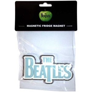 The Beatles - Sky Blue Drop T Logo Magnet in der Gruppe MERCHANDISE / Merch / Pop-Rock bei Bengans Skivbutik AB (5536725)
