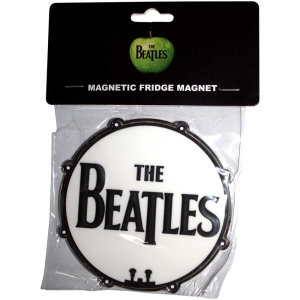 The Beatles - Drum Logo Magnet in der Gruppe MERCHANDISE / Merch / Pop-Rock bei Bengans Skivbutik AB (5536726)