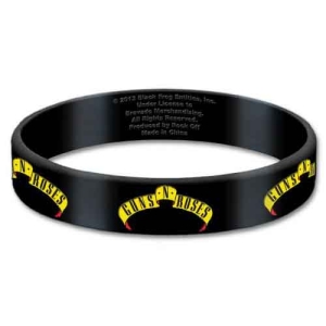 Guns N Roses - Logo Gum Wristband in der Gruppe MERCHANDISE / Merch / Hårdrock bei Bengans Skivbutik AB (5536781)