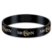 Of Mice & Men - Gummi Armband in der Gruppe MERCHANDISE / Merch / Hårdrock bei Bengans Skivbutik AB (5536791)