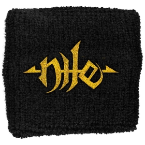 Nile - Gold Logo Embroidered Wristband Sweat in der Gruppe MERCHANDISE / Merch / Dance-Techno bei Bengans Skivbutik AB (5536845)
